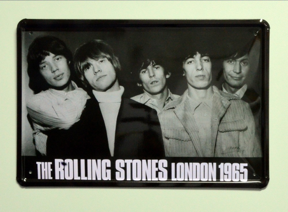 Cartel  Metálico Rolling Stones London 1965