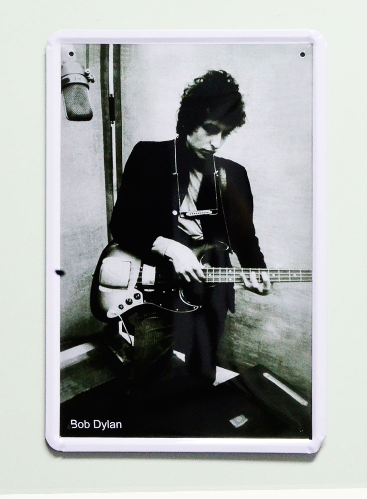 Cartel  Metálico Bob Dylan