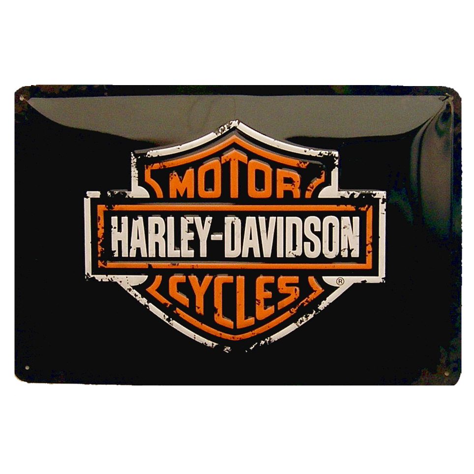 Cartel Publicitario Harley Logo