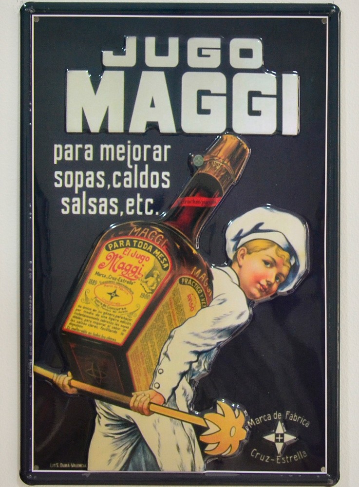 Cartel Publicitario Jugo Maggi