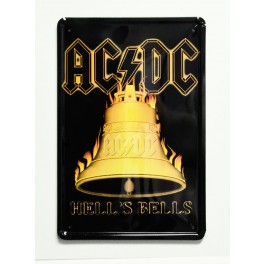 Cartel  Metálico AC / DC Hell´s Bells