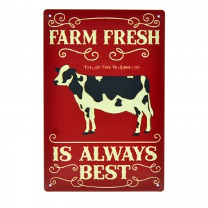 Cartel Metálico de Farm Fresh