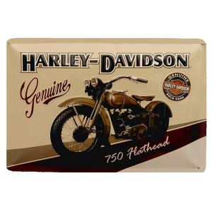 Cartel Publicitario Genuine Harley Davidson