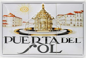Cartel Metálico Puerta del Sol