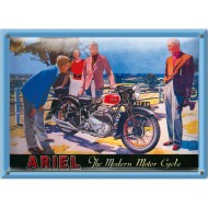 Postal Metálica Ariel Motorcycle