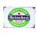 Cartel Metálico de Heineken logo verde