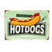 Cartel Metálico de Hotdogs Delicious
