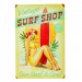 Cartel Metálico de Surf Shop