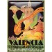 Postal Metálica Fallas Valencia 1931
