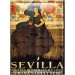 Postal Metálica Semana Santa Sevilla 1922