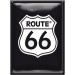 Postal Metálica Route 66