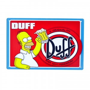 Cartel Metálico de A original Duff
