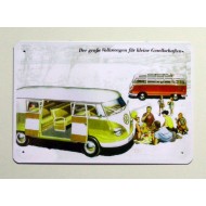 Cartel  Metálico Volkswagen Bus