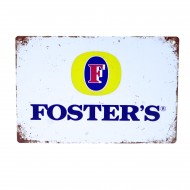 Cartel Metálico de Fosters