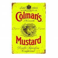 Cartel Metálico de Colman´s Mustard