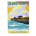 Cartel Metálico de Orange County