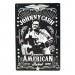 Cartel Metálico de Johnny Cash