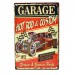 Cartel Metálico de Garage Hot Rod Custom