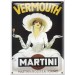 Postal Metálica Vermouth Martini