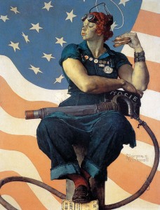 Norman Rockwell - Rosie the rivetter 